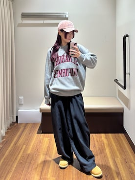 「ITEMS URBANRESEARCH（アイテムズ アーバンリサーチ）のアイテム」を使った、とももももさん（レディース・157cm）の秋コーディネート