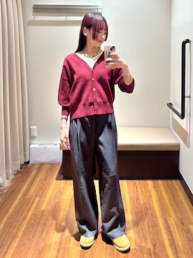 「ITEMS URBANRESEARCH（アイテムズ アーバンリサーチ）のアイテム」を使った、とももももさん（レディース・157cm）の秋コーディネート