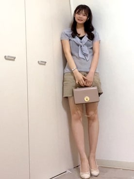 「PROPORTION BODY DRESSING（プロポーションボディドレッシング）のアイテム」を使った、miuさん（レディース・156cm）の春コーディネート