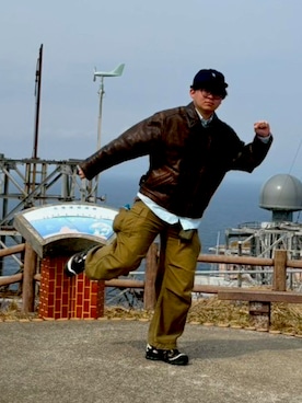 「UNION（ユニオン）のアイテム」を使った、kunitsunaさん（メンズ・175cm）の春コーディネート