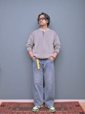 「ABAHOUSE（アバハウス）のアイテム」を使った、ohigeeeさん（メンズ・178cm）の春コーディネート