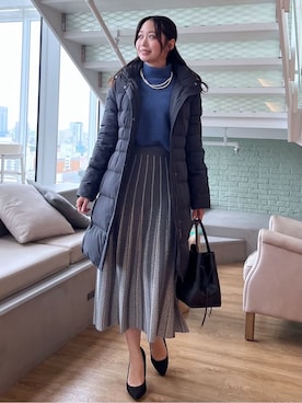 saesae515さん（レディース・159cm）の冬コーディネート