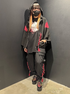 「REZEN（リゼン）のアイテム」を使った、闇ちゃんさん（レディース・157cm）の夏コーディネート