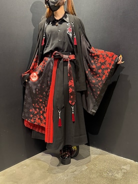 「REZEN（リゼン）のアイテム」を使った、闇ちゃんさん（レディース・157cm）の秋コーディネート