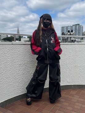 「REZEN（リゼン）のアイテム」を使った、闇ちゃんさん（レディース・157cm）の秋コーディネート