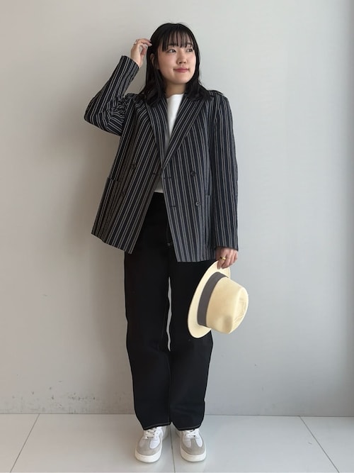 BOWLER HAT LABEL】サッカーストライプ ダブルジャケット（テーラード