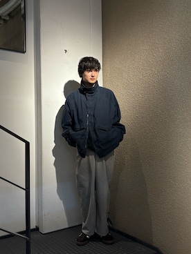 「ANCELLM（アンセルム）のアイテム」を使った、宮木 佑さん（メンズ・170cm）の春コーディネート