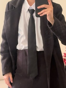 「666（シックスシックスシックス）のアイテム（スーツジャケット、ブラック系）」を使った、medusasnake333さん（レディース・160cm）の春コーディネート