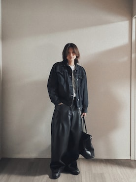 「ANDER HUNK（アンダーハンク）のアイテム（パンツ）」を使った、amon.さん（メンズ・172cm）の春コーディネート