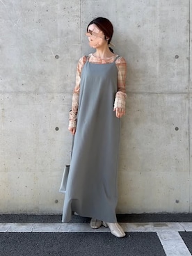 「TRIANGLE PALETTE（トライアングルパレット）のアイテム」を使った、TRIANGLE PALETTEさん（レディース・155cm）の春コーディネート