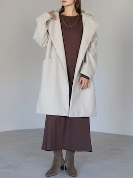 「TRIANGLE PALETTE（トライアングルパレット）のアイテム」を使った、TRIANGLE PALETTEさん（レディース・166cm）の冬コーディネート