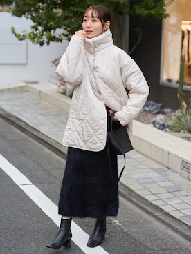 「TRIANGLE PALETTE（トライアングルパレット）のアイテム」を使った、TRIANGLE PALETTEさん（レディース・162cm）の冬コーディネート