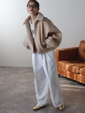 「TRIANGLE PALETTE（トライアングルパレット）のアイテム」を使った、TRIANGLE PALETTEさん（レディース・163cm）の秋コーディネート