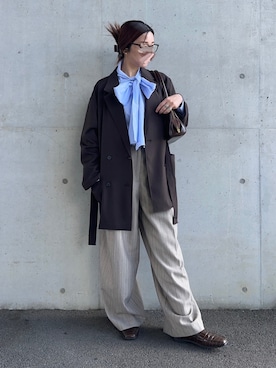 「TRIANGLE PALETTE（トライアングルパレット）のアイテム」を使った、TRIANGLE PALETTEさん（レディース・155cm）の春コーディネート
