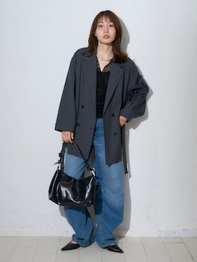 「TRIANGLE PALETTE（トライアングルパレット）のアイテム」を使った、TRIANGLE PALETTEさん（レディース・163cm）の春コーディネート