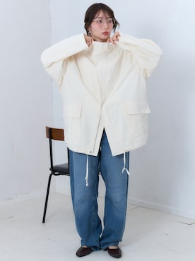 「TRIANGLE PALETTE（トライアングルパレット）のアイテム」を使った、TRIANGLE PALETTEさん（レディース・163cm）の春コーディネート