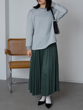 「TRIANGLE PALETTE（トライアングルパレット）のアイテム」を使った、TRIANGLE PALETTEさん（レディース・162cm）の冬コーディネート