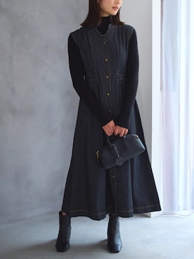 「TRIANGLE PALETTE（トライアングルパレット）のアイテム」を使った、TRIANGLE PALETTEさん（レディース・162cm）の秋コーディネート