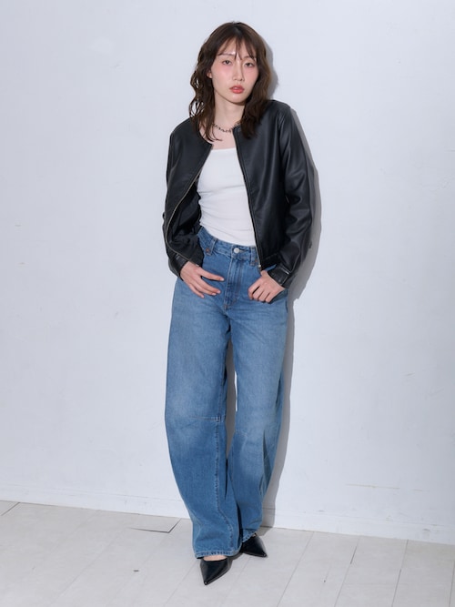 カップ付きダブルストラップキャミソール/ベアトップ/カップインブラトップ