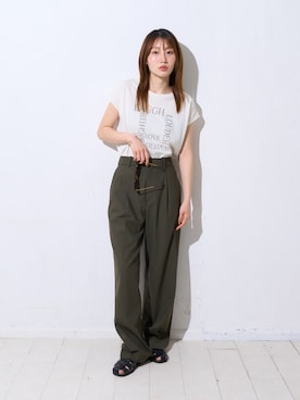 「TRIANGLE PALETTE（トライアングルパレット）のアイテム」を使った、TRIANGLE PALETTEさん（レディース・163cm）の春コーディネート