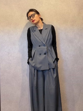 「TRIANGLE PALETTE（トライアングルパレット）のアイテム」を使った、TRIANGLE PALETTEさん（レディース・166cm）の春コーディネート