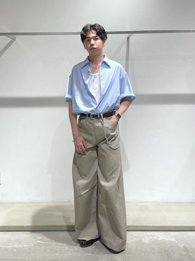 「HARE（ハレ）のアイテム（ベルト）」を使った、k0ta1101さん（メンズ・164cm）の夏コーディネート