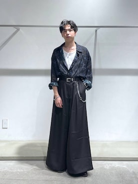 「HARE（ハレ）の【MADE IN JAPAN】マルチWAYウォレットチェーン(HARE)（ウォレットチェーン、シルバー系）」を使った、k0ta1101さん（メンズ・164cm）の夏コーディネート
