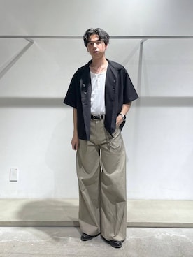 「HARE（ハレ）の【MADE IN JAPAN】マルチWAYウォレットチェーン(HARE)（ウォレットチェーン、シルバー系）」を使った、k0ta1101さん（メンズ・164cm）の夏コーディネート