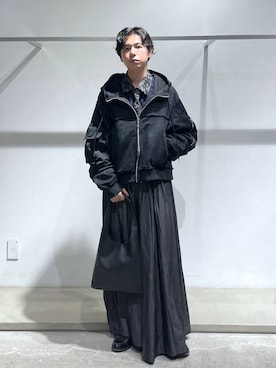 「HARE（ハレ）の【SET UP対応】YOSEワイドパンツ/PF(HARE)（その他パンツ、グレー系）」を使った、k0ta1101さん（メンズ・164cm）の秋コーディネート