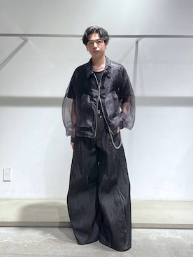 「HARE（ハレ）の【MADE IN JAPAN】マルチWAYウォレットチェーン(HARE)（ウォレットチェーン、シルバー系）」を使った、k0ta1101さん（メンズ・164cm）の夏コーディネート