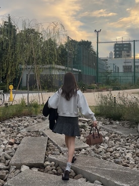 「PINUE（ピヌエ）のアイテム」を使った、popinoさん（レディース・161cm）の秋コーディネート