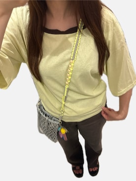 「niko and...（ニコアンド）のアイテム（トートバッグ）」を使った、fur11さん（レディース・163cm）の秋コーディネート