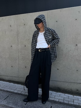 「PRANK PROJECT（プランクプロジェクト）のアイテム」を使った、ryutoさん（メンズ・181cm）の秋コーディネート