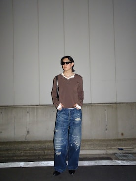 「STANDOIL（スタンドオイル）のアイテム」を使った、ryutoさん（メンズ・181cm）の春コーディネート