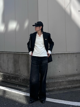 「SUBLATIONS（サブレーションズ）のアイテム」を使った、ryutoさん（メンズ・181cm）の春コーディネート