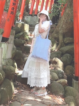 「BEAMS（ビームス）のアイテム（帽子）」を使った、あか さたなさん（レディース・162cm）の秋コーディネート