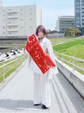 あか さたなさん(レディース・162cm)の春コーディネート