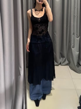 HIGASH STAFFさん（レディース・163cm）の夏コーディネート