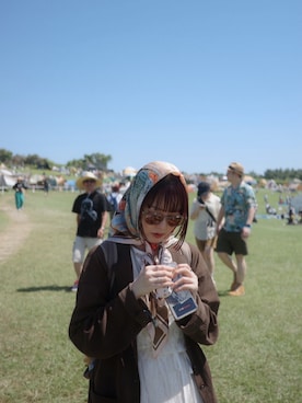 「KBF（ケイビーエフ）のアイテム」を使った、miiさん（レディース・152cm）の春コーディネート