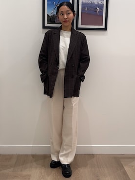 奈良望美さん(レディース・161cm)の秋コーディネート