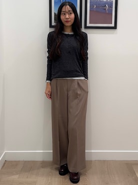 奈良望美さん（レディース・161cm）の秋コーディネート