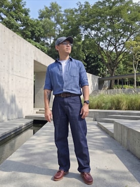 Benjamin Hsuさん(メンズ・170cm)の夏コーディネート