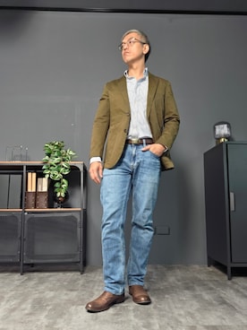 「アイテム（フォーマルスーツ/小物）」を使った、Benjamin Hsuさん（メンズ・170cm）の夏コーディネート