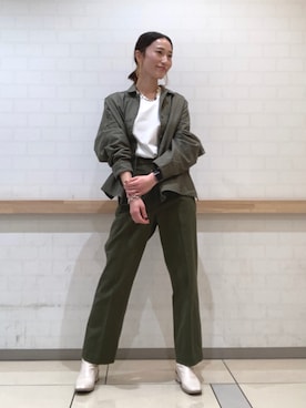 「AMERICAN HOLIC」｜「アイテム（ブルゾン）」を使った、eveさん（レディース・165cm）の冬コーディネート