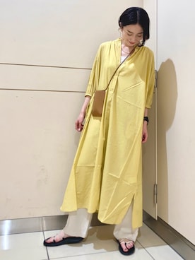 「teva」｜「アイテム（トートバッグ）」を使った、eveさん（レディース・165cm）の春コーディネート
