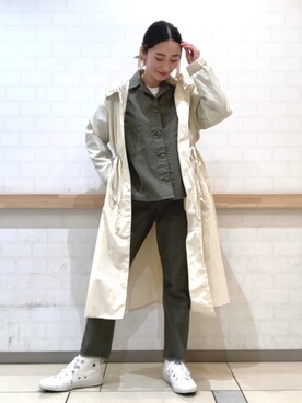 「AMERICAN HOLIC」｜「アイテム（ブルゾン）」を使った、eveさん（レディース・165cm）の冬コーディネート