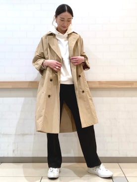 「AMERICAN HOLIC（アメリカンホリック）のアイテム」を使った、eveさん（レディース・165cm）の冬コーディネート