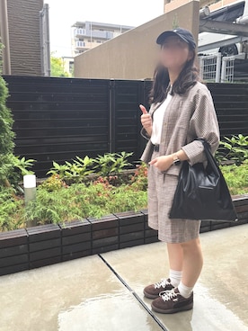 「Ameri（アメリ）のアイテム（シューズ）」を使った、ぬいさん（レディース・156cm）の秋コーディネート