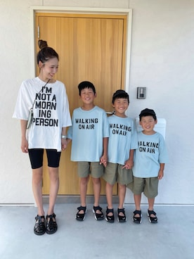 「ALPHA LABEL（アルファーレーベル）のアイテム」を使った、saoriさん（キッズ・171cm）の夏コーディネート