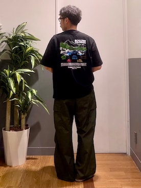 「Refurbish（リファービッシュ）のアイテム」を使った、nobata00さん（メンズ・172cm）の夏コーディネート